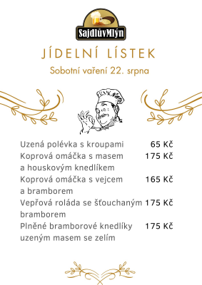 Sobotní vaření